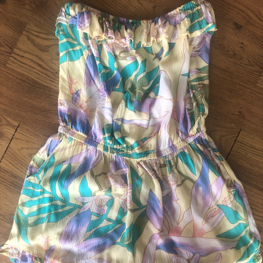 billabong size small romper floral island style